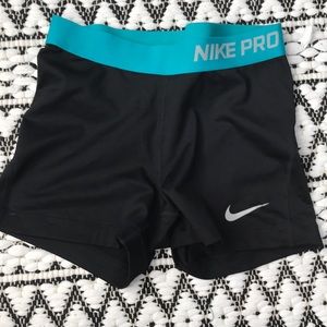 Nike dri fit tight running shorts